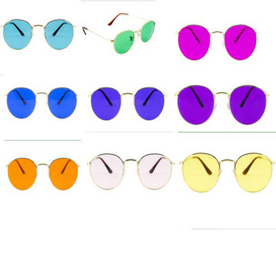 Gül Lens Çakra Ruh Hali Açık Renk Terapisi Güneş Gözlüğü UVA Koruması