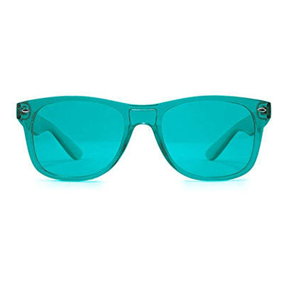 Plastik Stil Renk Terapi Gözlüğü 10'lu Renkli Güneş Gözlüğü Seti