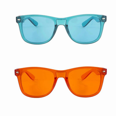 Color Therapy Glasses Pro Style Set of 10 Colors, Colorful Mood Relax Güneş Gözlüğü