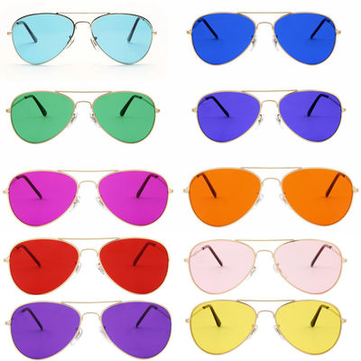 Renkli Renkli Gözlükler Işık Terapisi Güneş Gözlüğü Irlen Sendromu Gözlükleri