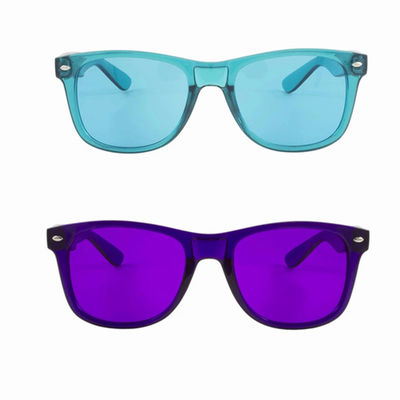 Mood Relax Renk Terapi Gözlükleri Renkli Lens Güneş Gözlüğü Kadın Erkek Unisex İçin