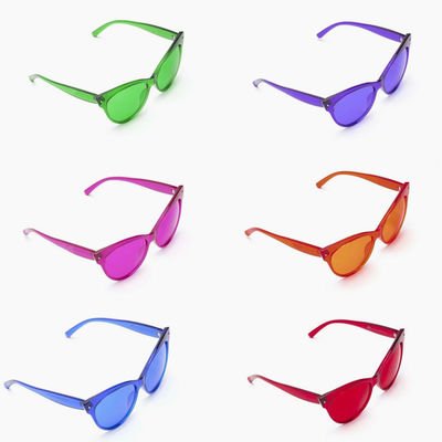 Cateye Renkli Renkli Gözlükler Plastik Gözlükler Parti Gözlük Cosplay Sahne
