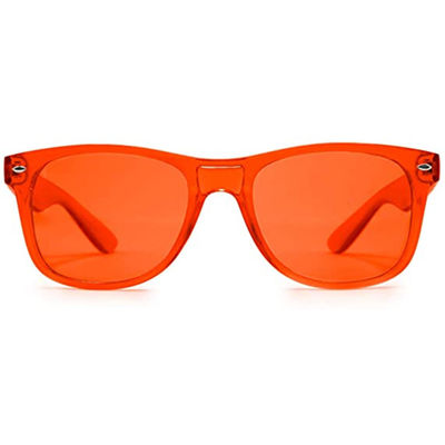 Kadın Erkek Büyük Boy Vintage Shades Terapi Gözlükleri Renkli Lens için Moda Güneş Gözlüğü