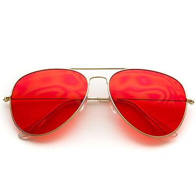 Kadınlar Için Aviator Güneş Gözlüğü Klasik Büyük Boy Güneş Gözlükleri UV400 Koruma Mood Relax Terapi Güneş Gözlüğü