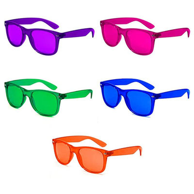 Işık Terapisi Gözlük Renkleri Parti Favor Malzemeleri Unisex Güneş Gözlüğü Rahatlama Gözlükleri