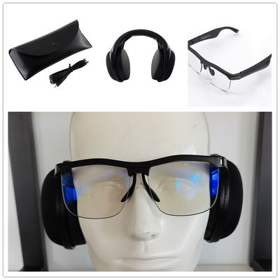 185x75x50mm Müzik Akıllı Güneş Gözlüğü Gözlükler Şarj Çantası Taşınabilir Yumuşak